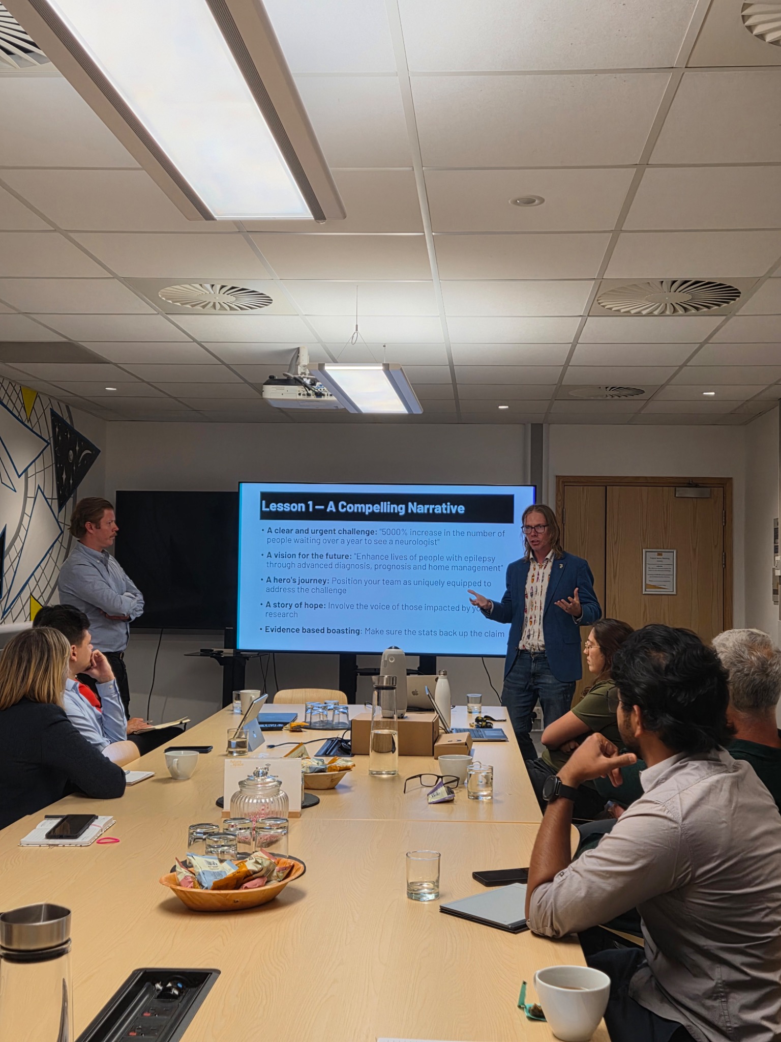 Professor John Terry presenting at The Funding Formula: Grants workshop at Future Space Bristol