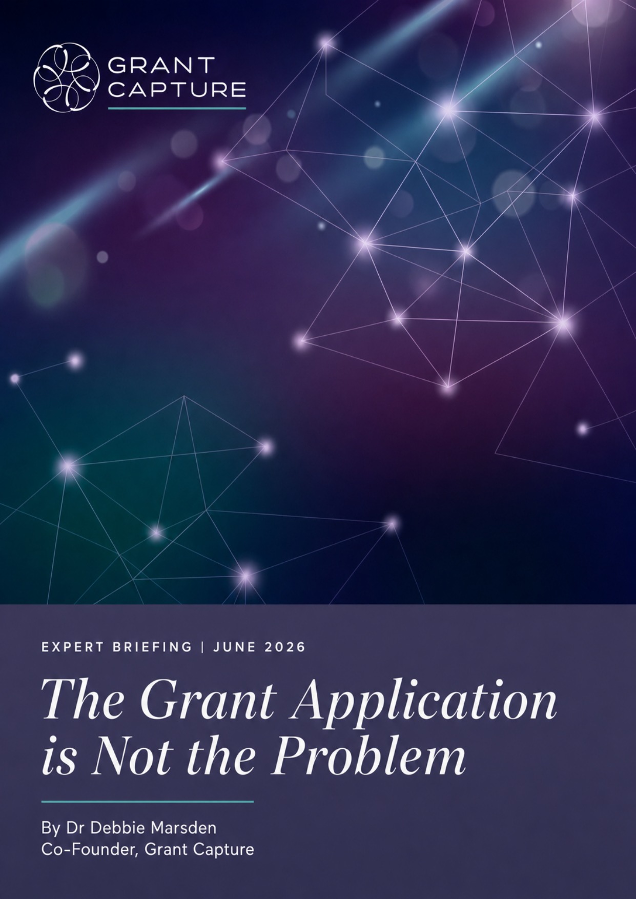 The Grant Application is Not the Problem — Expert Briefing cover
